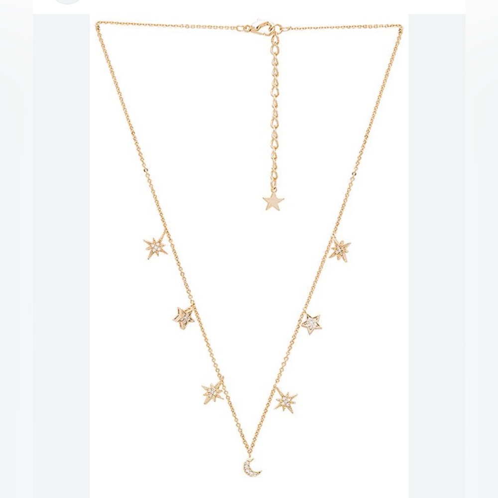 Child of Wild Celestial Stars and Moon Necklace
